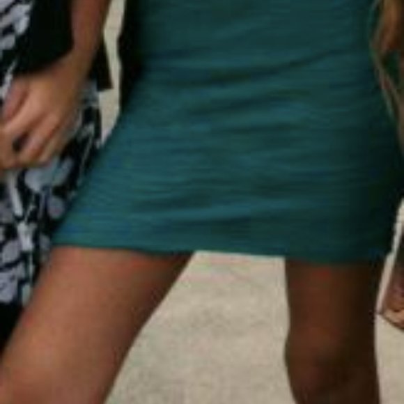 Turquoise Mini Dress - Picture 4 of 5